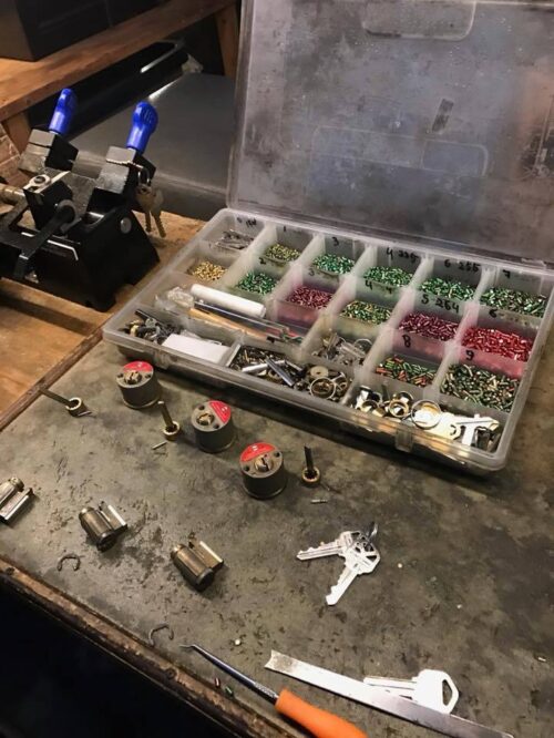 Alpharetta Pro Locksmith working on locks Locksmith near me in Alpharetta